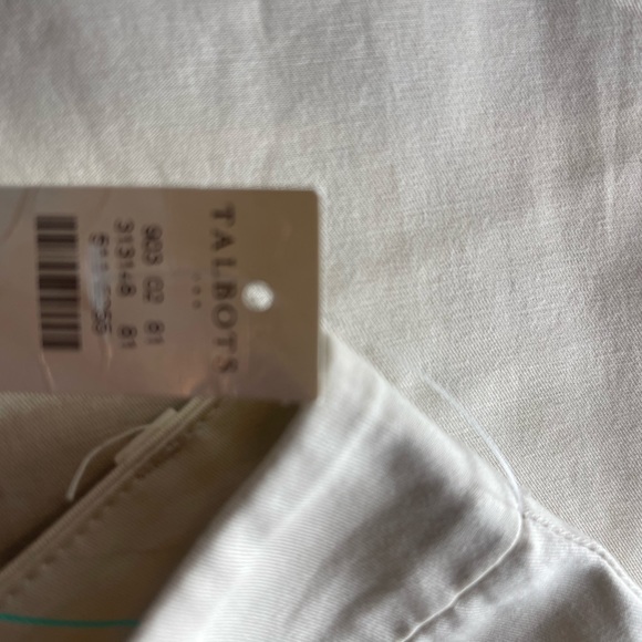 Size 12 Beige Talbots Stretch Twill Crop! - Picture 6 of 8